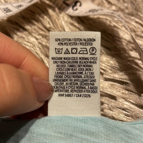 Pink‎ Victoria’s Secret Blue Tank Top sz Large - Picture 5 of 8